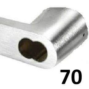 70 - Prepared for SFIC Interchangeable core - less core